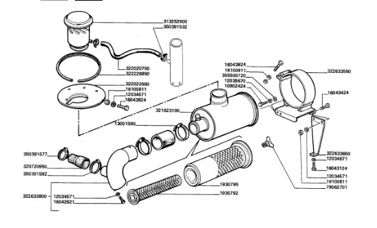 1930785 - фильтр воздушный